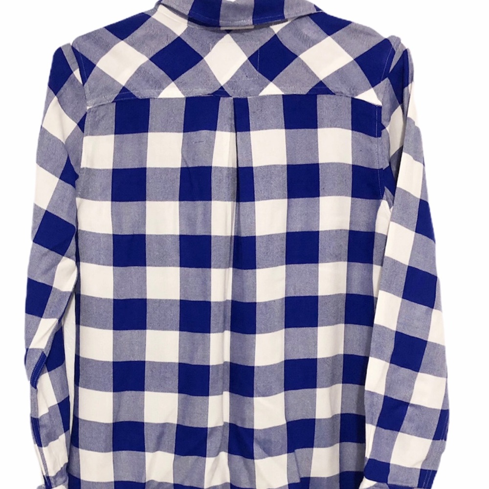 Rails Blue Buffalo Check Button Down Long Sleeve … - image 3